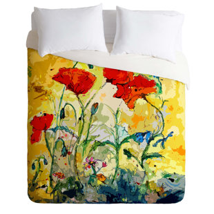 Go to store & view more images East Urban Home Fine Art Poppies Provence Duvet Cover Set