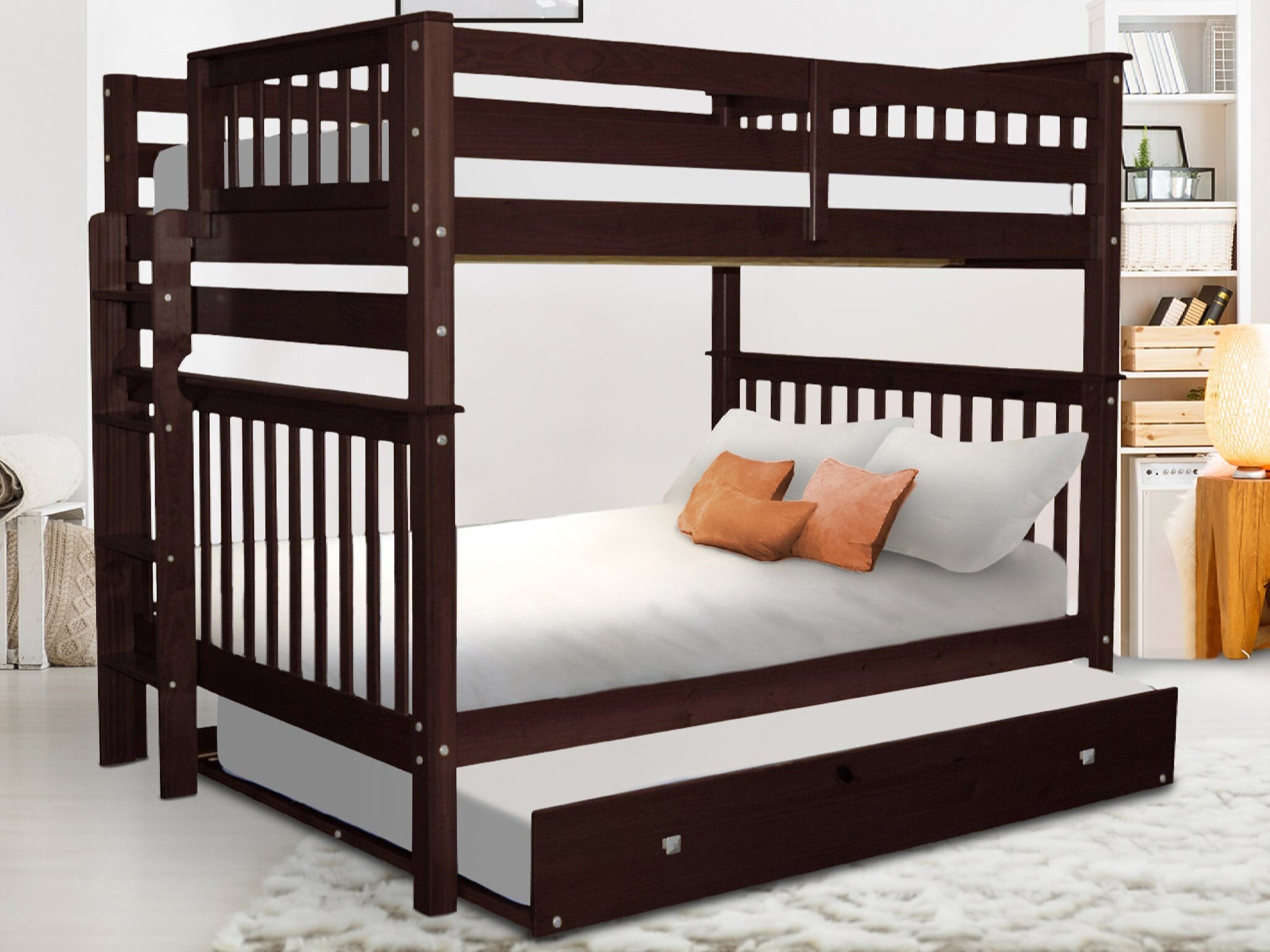 bunk bed and trundle