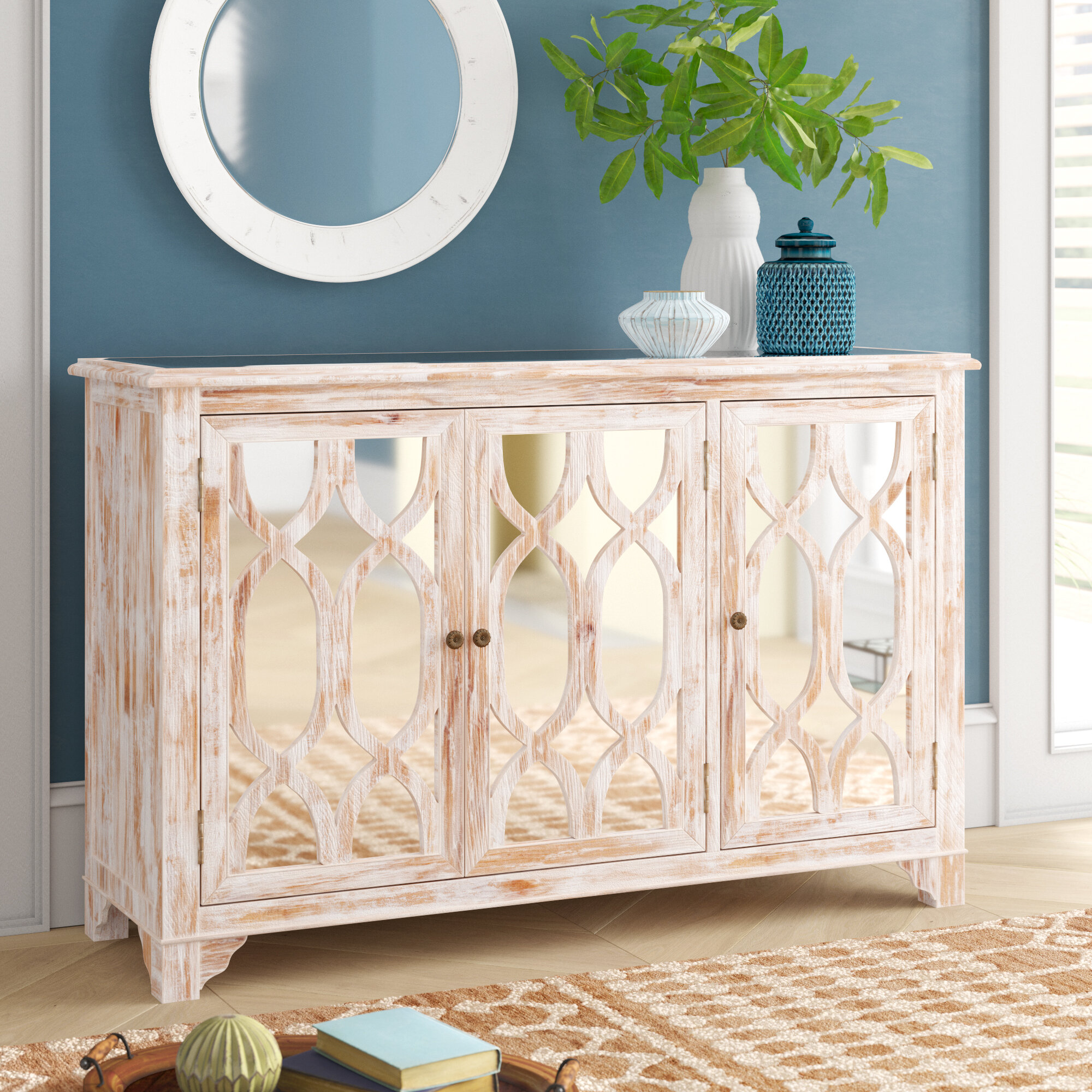 Mirrored Sideboard Buffet Tables Up To 65 Off Through 12 04 Wayfair