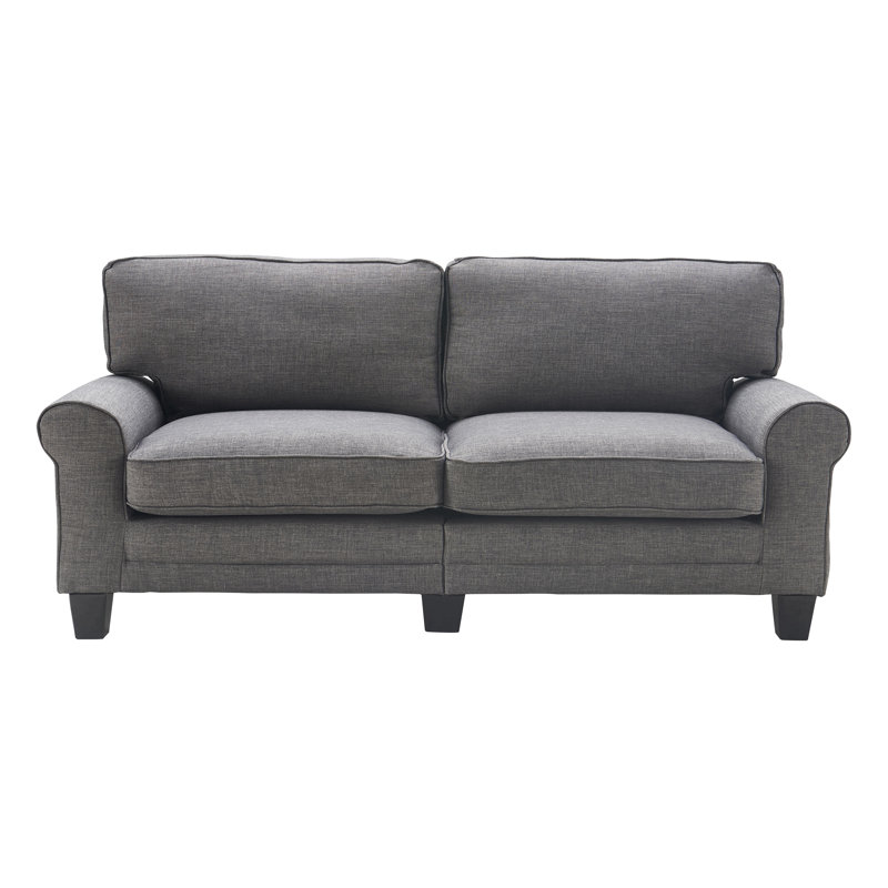 Serta At Home Copenhagen 78 Round Arm Sofa Reviews Wayfair Serta At Home Copenhagen 78 Round Arm