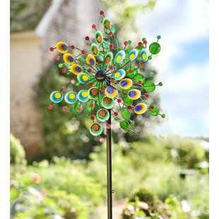 Metal Garden Wind Spinners | Wayfair Metal Garden Wind Spinners | Wayfair
