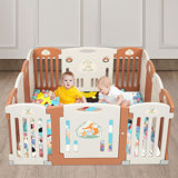 dark wood baby gate