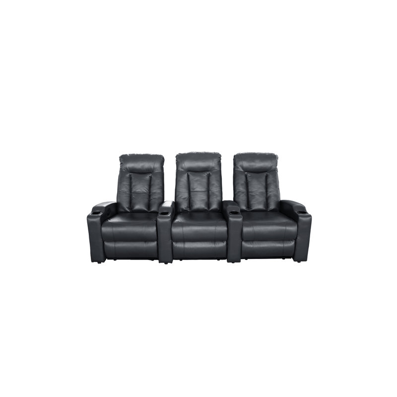 Ebern Designs Air Home Theater Sofa Row Of 3 Reviews Wayfair Ebern Designs Air Home Theater Sofa