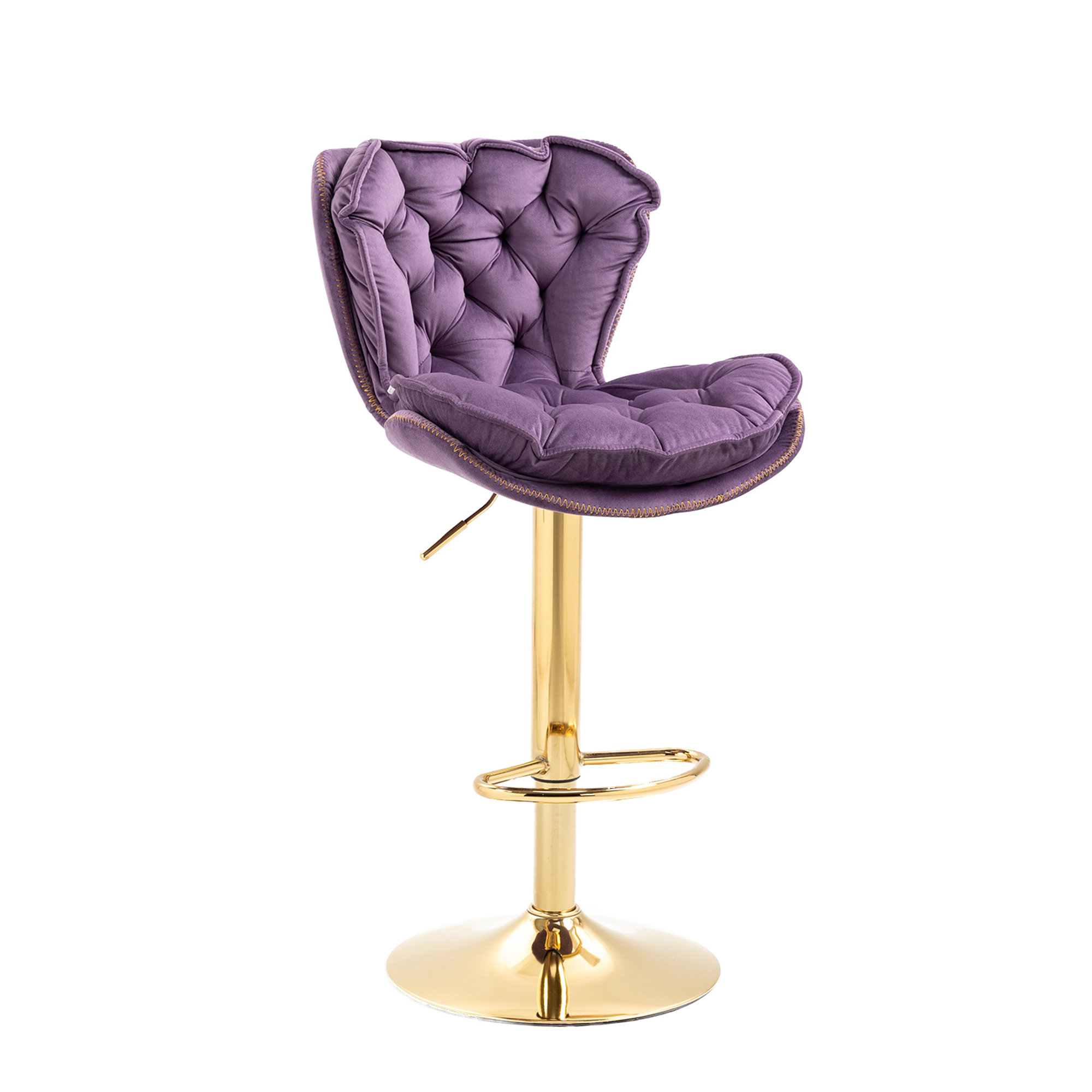 Everly Quinn Bar Stools With Back And Footrest Counter Height Chairs