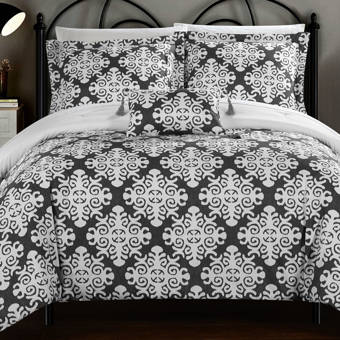 August Grove Lithonia Ruffle Lace Cotton Quilt Set Wayfair
