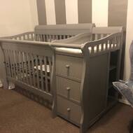 delta children princeton junction convertible crib n changer