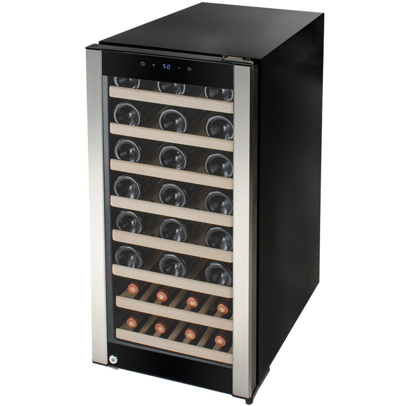 Akdy 38 Bottles Single Zone Freestanding Wine Refrigerator Reviews Wayfair