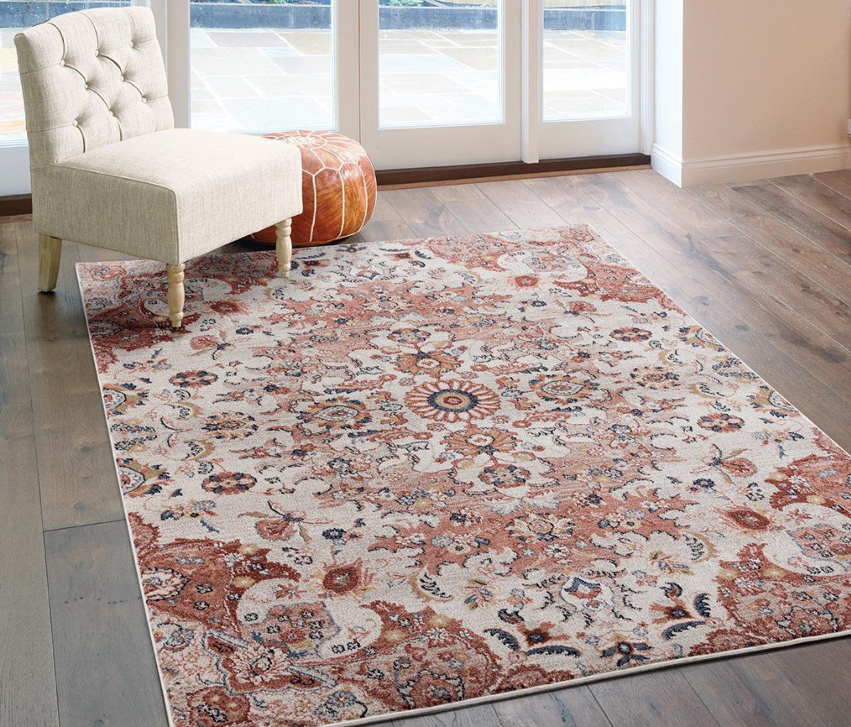 Bungalow Rose Adagio Oriental Cream Area Rug Wayfair