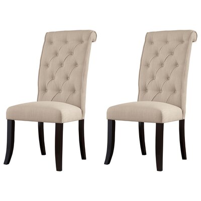 Tufted Side Chair in Linen -  Signature Design by Ashley, PKG000139