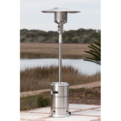 Commercial 46,000 BTU Propane Patio Heater Fire Sense