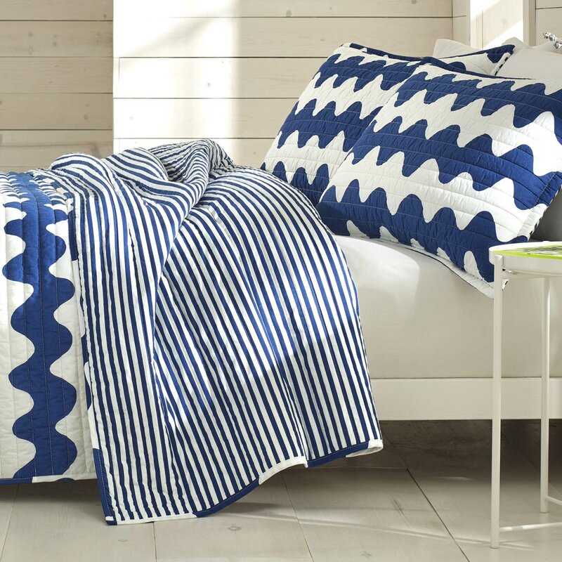 Marimekko Pikku Lokki Reversible Quilt Set Reviews Wayfair