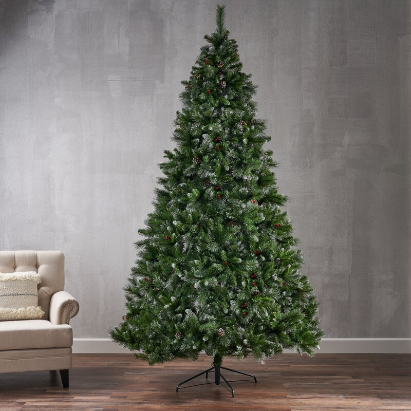 The Holiday Aisle® Green Spruce Artificial Christmas Tree & Reviews ...