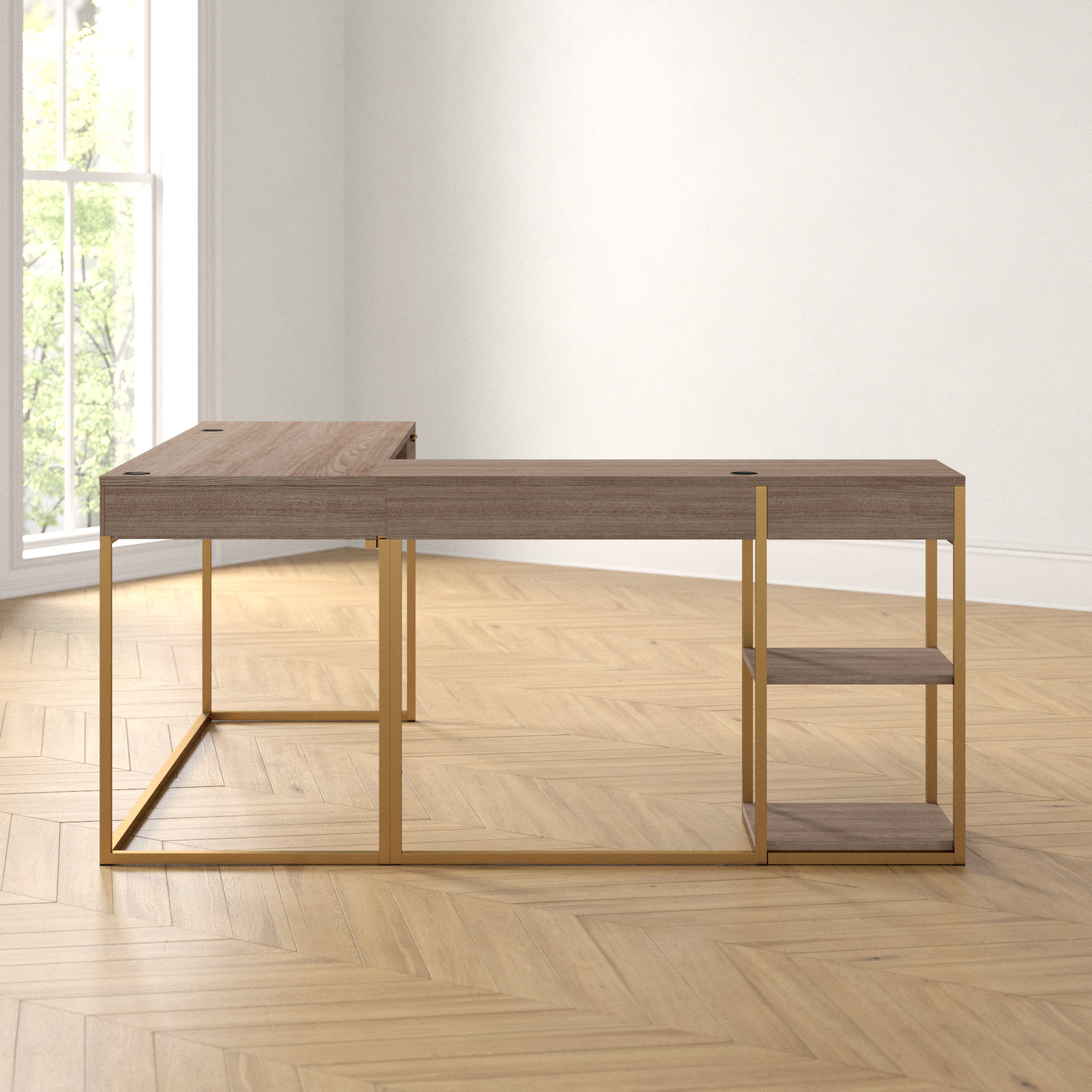 lshape desk