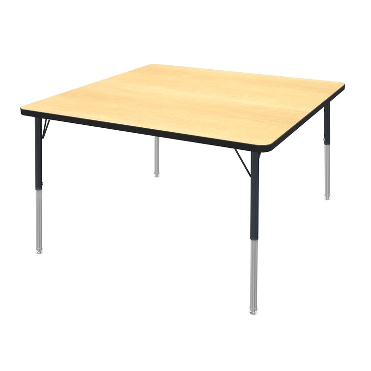 21-30 Red Leg Red-Edge Standard Size Marco Group MGA2212-28-BRED 36 Square Adjustable Height Classroom Activity Tables Dry Erase-Top