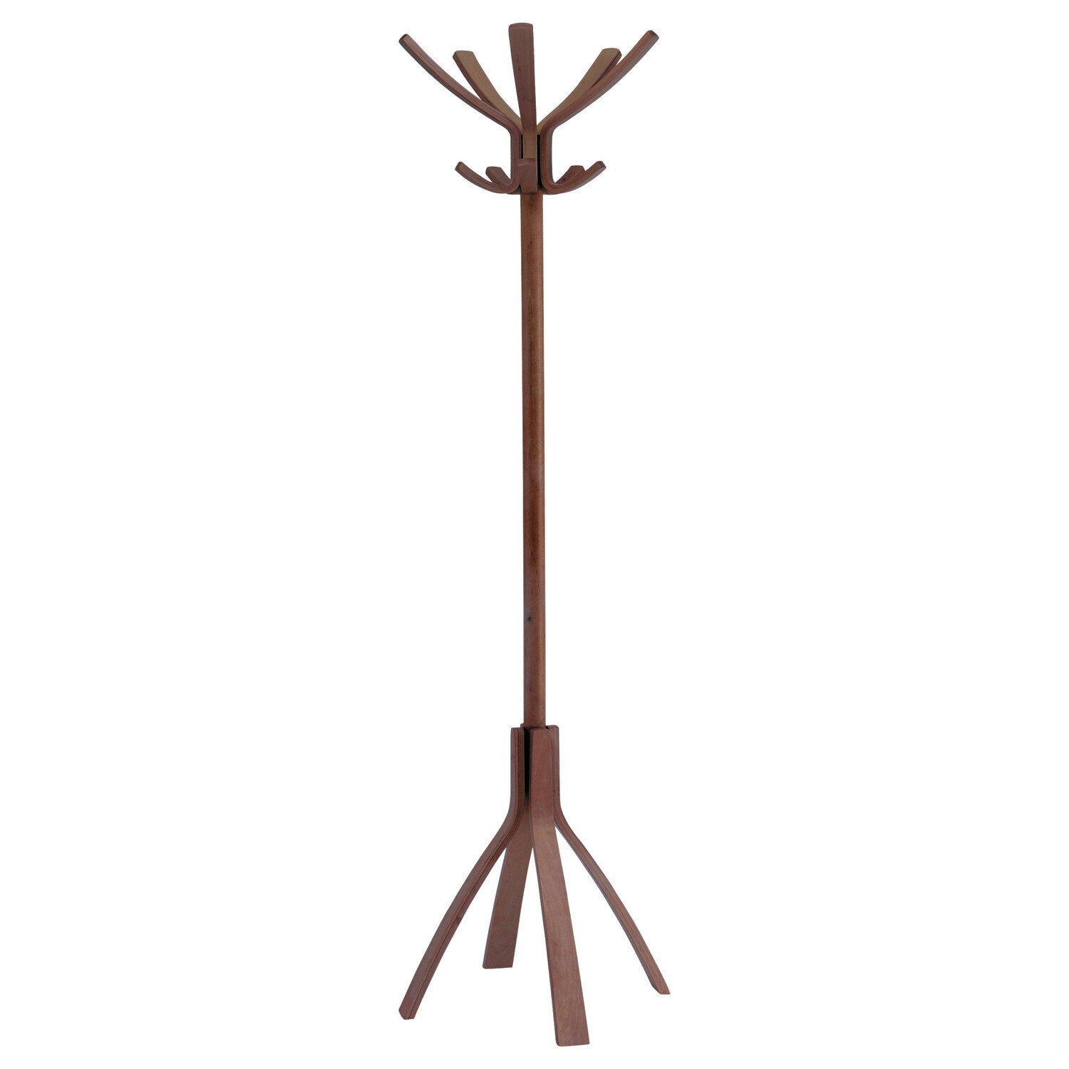 wooden coat rack