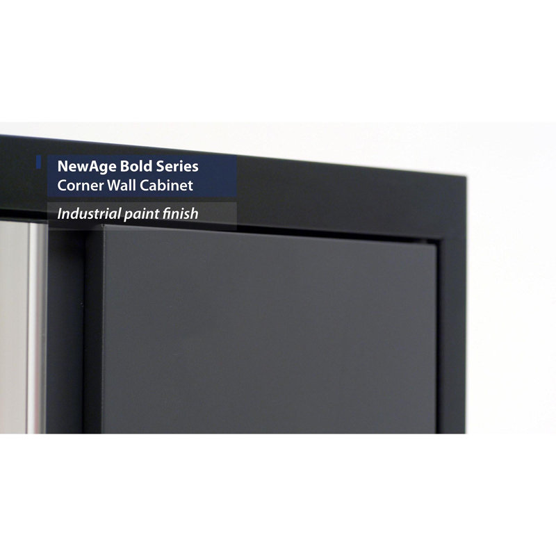 Newage Products Bold 3 0 18 H X 21 W X 21 D Corner Wall Storage