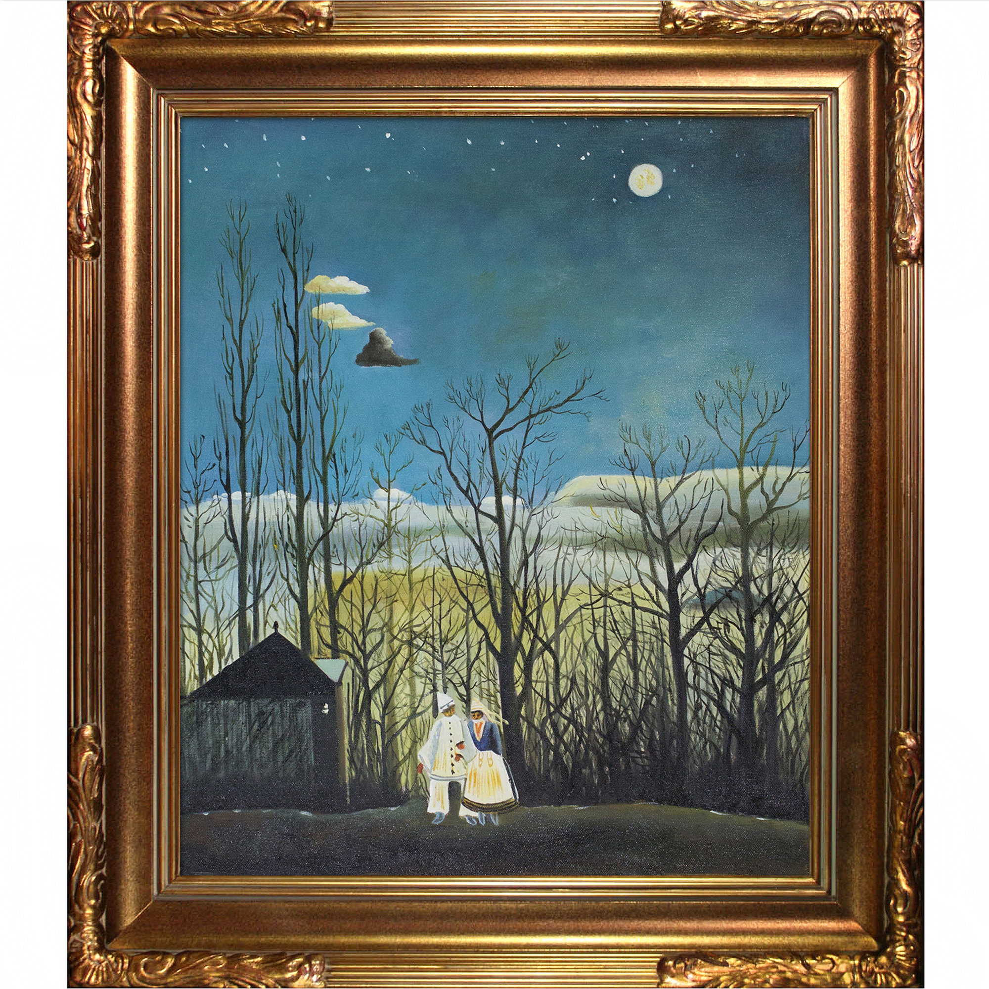 Carnival Evening by Henri Rousseau Paper Print Repro