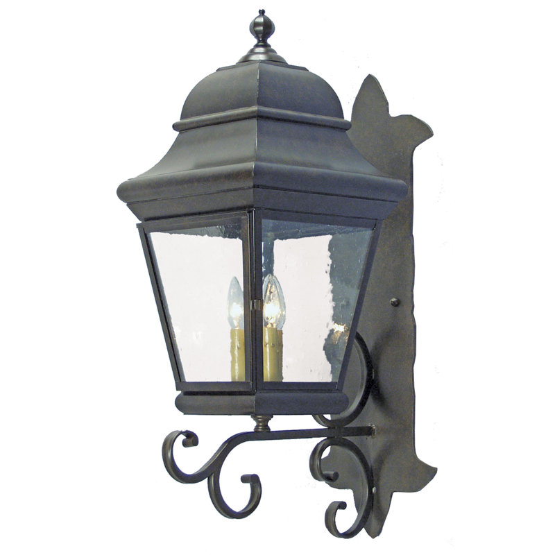 2nd Ave Design Cicero 3 Bulb Outdoor Wall Lantern Perigold