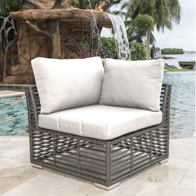 Modular Patio Chair With Sunbrella Cushions Panama Jack Outdoor