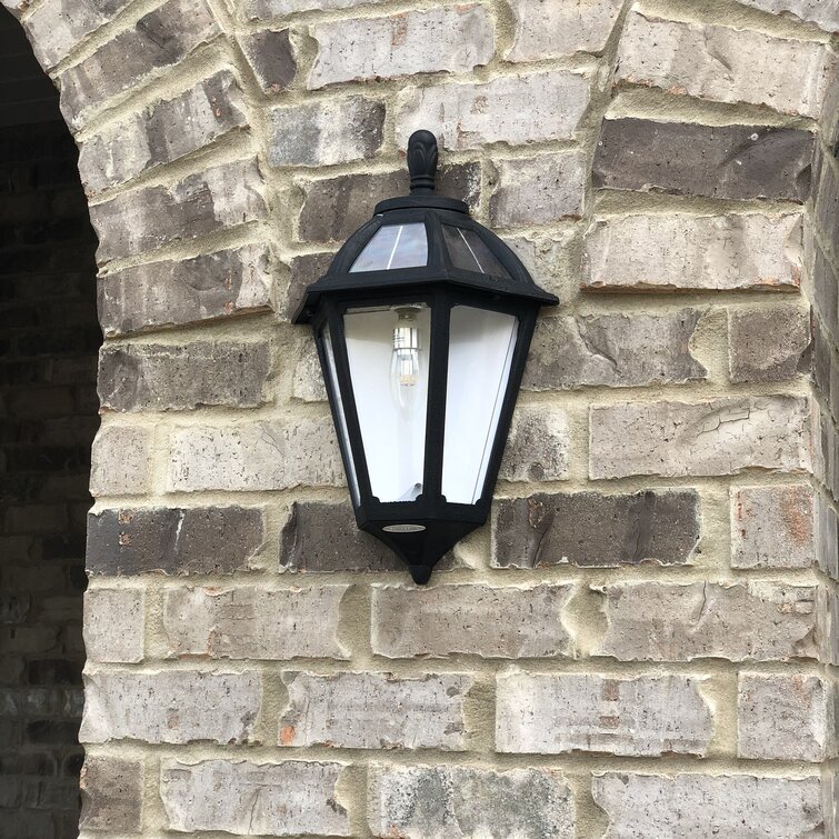 solar lights for brick walls