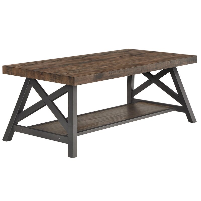 Laurel Foundry Modern Farmhouse Isakson Trestle Coffee ...