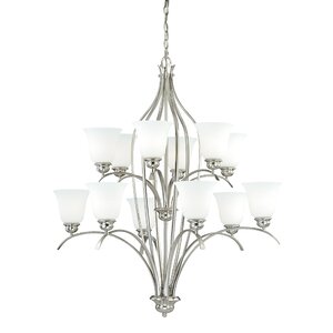 Darby 12-Light Shaded Chandelier