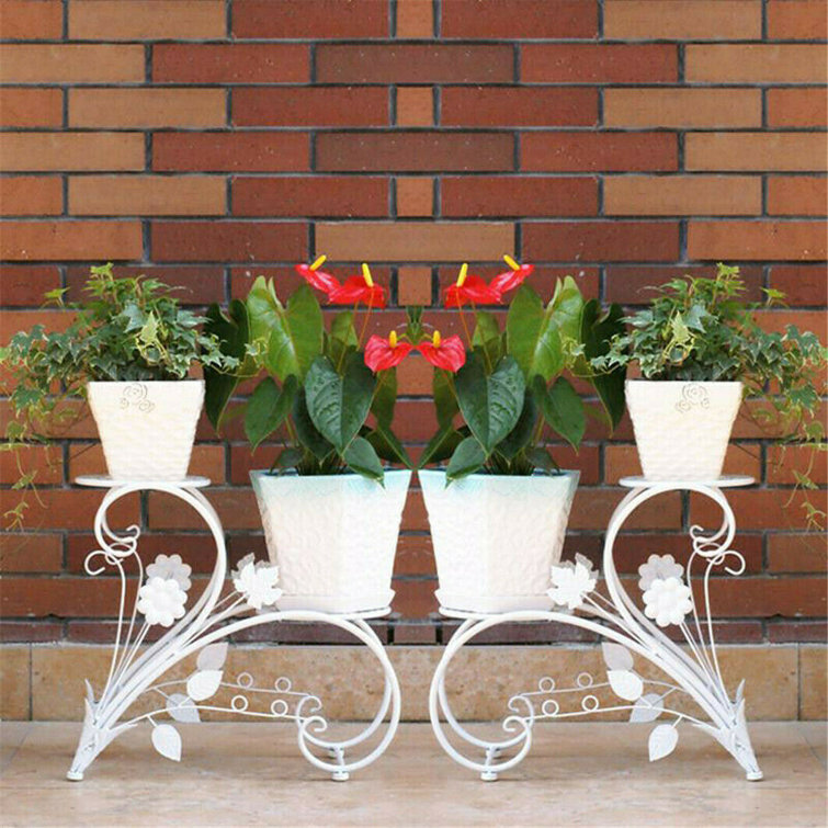 Red Barrel Studio Classic Tall Plant Stand Art Flower Pot Holder Rack Planter Outdoor Indoor Patio Wayfair