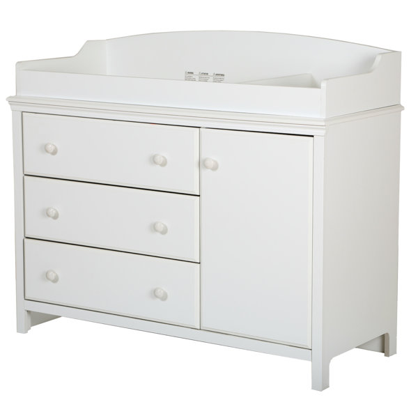dresser with removable changing table