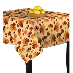 INTERESTPRINT Autumn Maples Falling Leaves 60 x 84 Inch Rectangular Table Cloth 