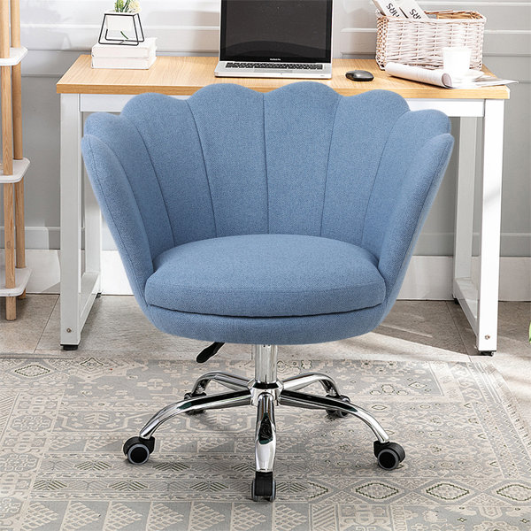 Everly Quinn Velvet Swivel Chair Vanity Chair Upholstered Mid Century Modern Accent Arm Chair Velvet Desk Chair Leisure Arm Chair Adjustable Swivel Task Stool For Living Room Bedroom Pink Wayfair Ca