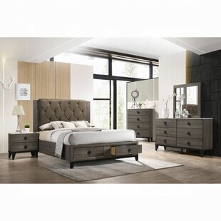 Mcgowen Upholstered Standard Configurable Bedroom Set by Loon Peak®