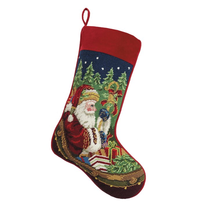 Santa Sleigh Stocking