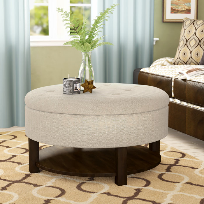 Darell Tufted Storage Ottoman Darell Tufted Storage Ottoman