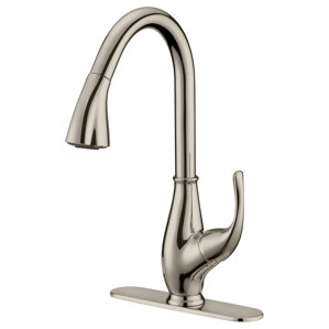 LessCare Single Handle Pull-Down Kitchen Faucet