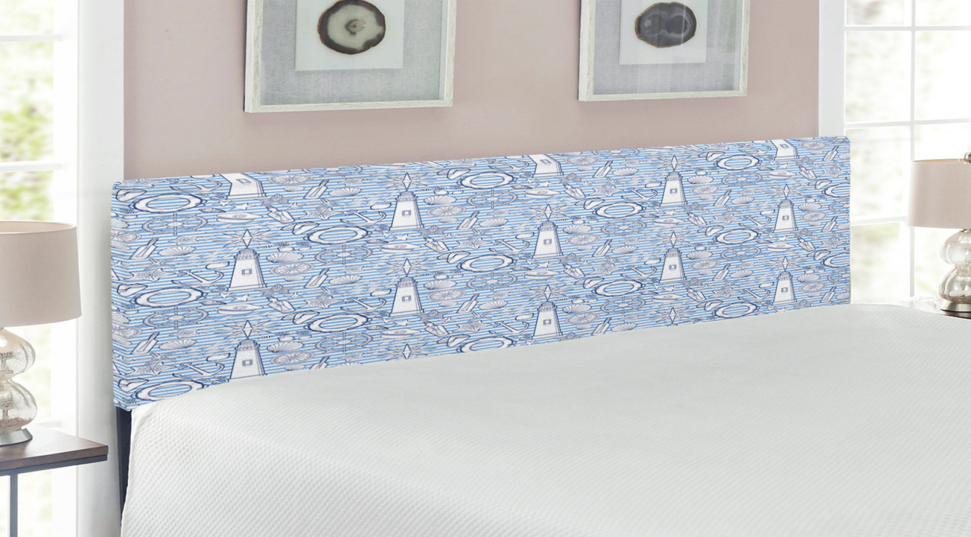 East Urban Home Nautical King Upholstered Panel Headboard Wayfair