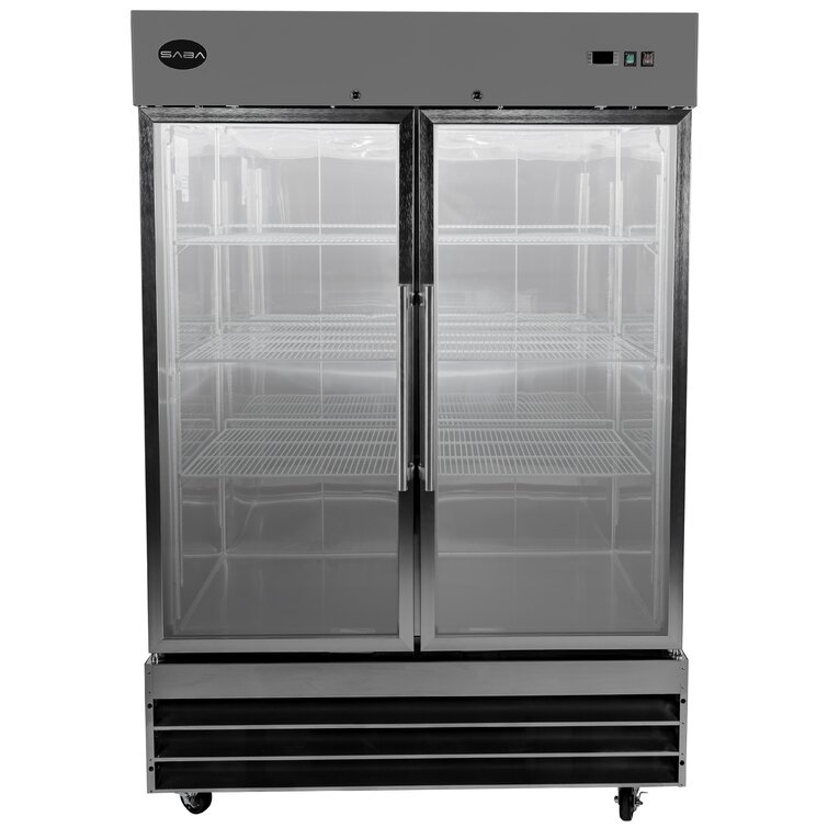 SABA 47 cu ft Commercial Reach In Refrigerator in Stainless Steel