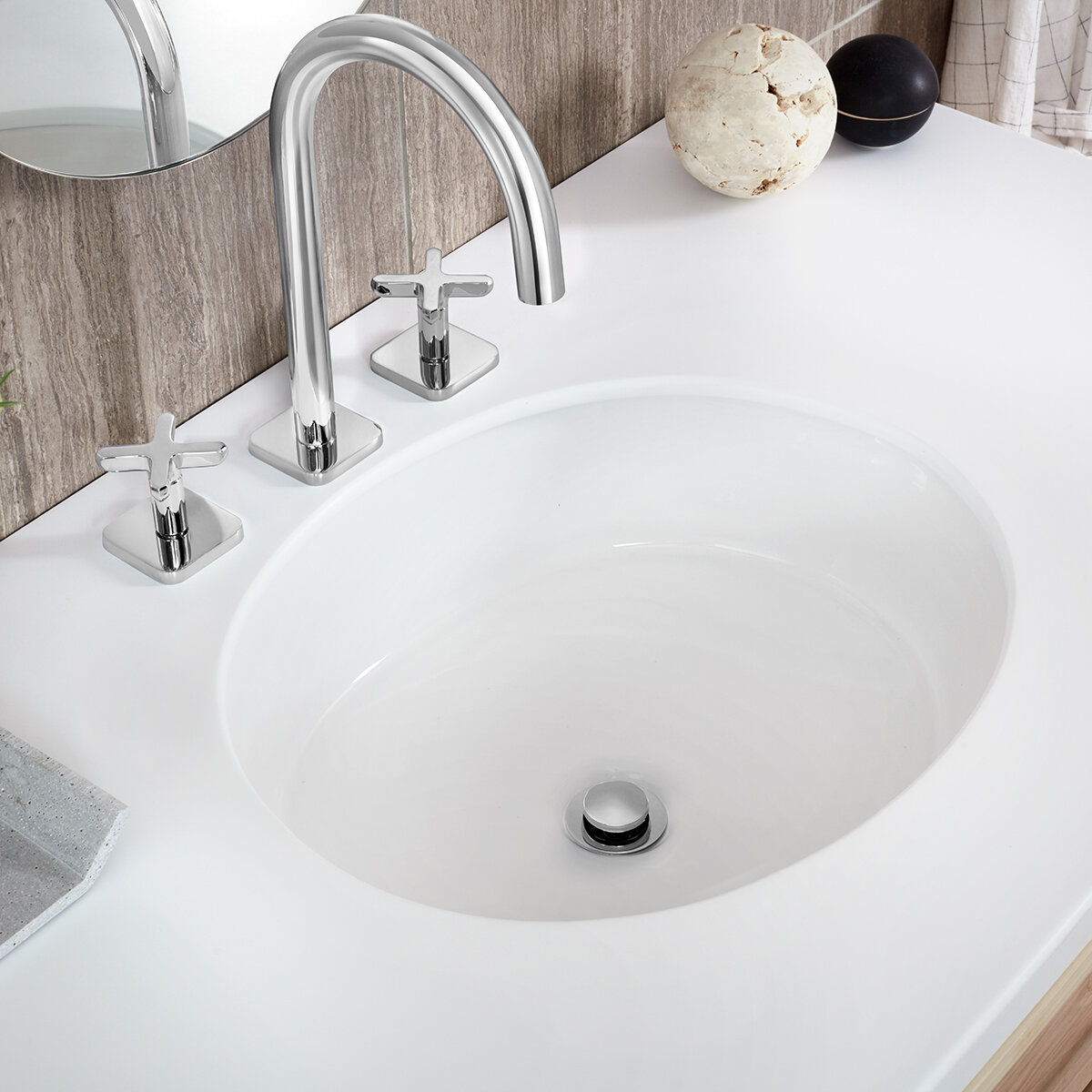 Speakman Westmere White Oval Undermount Bathroom Sink Wayfair