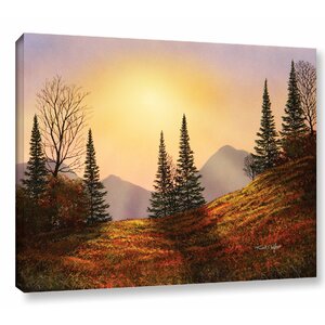 Alpine Sunset Photographic Print on Wrapped Canvas