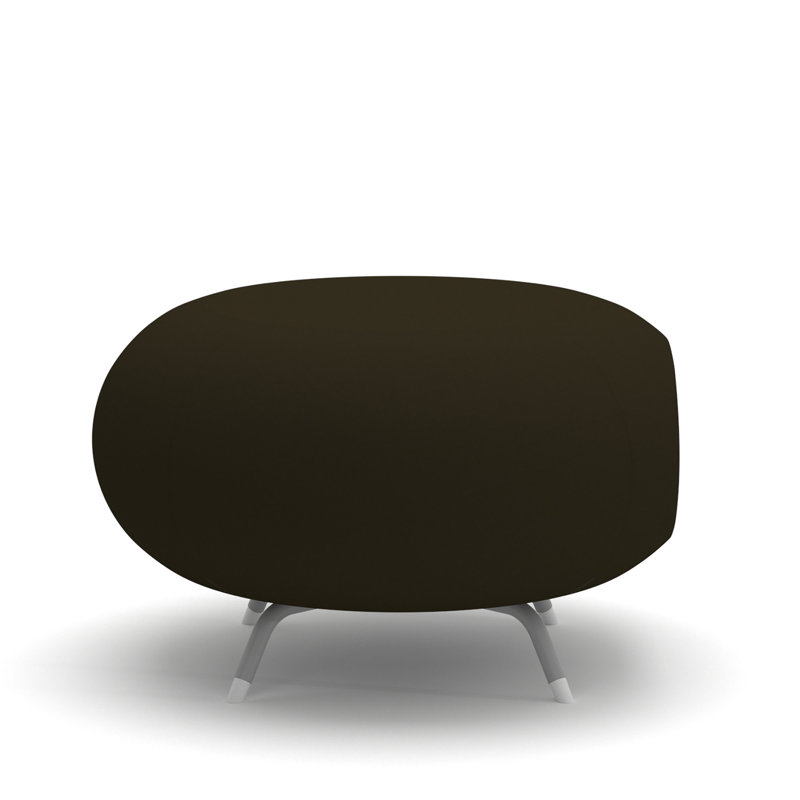 Pebble Scalloped Ottoman