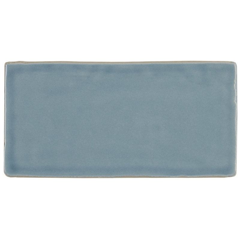 Daltile 3 6 White Subway Tile Revolutionhr Daltile Artigiano 3 X 6 Ceramic Subway Tile In Blue Reviews