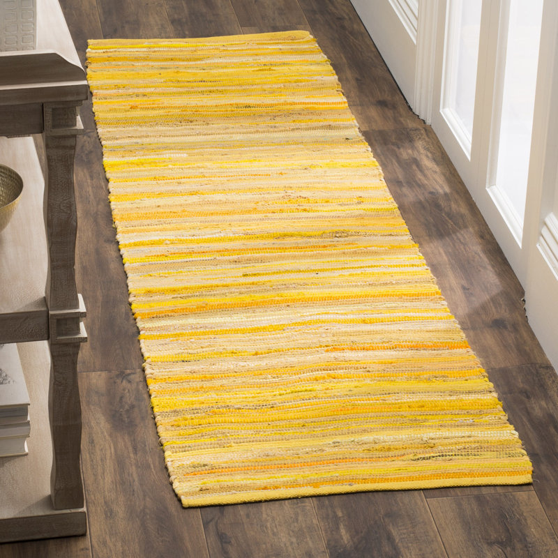 Safavieh HandWoven Cotton Yellow Area Rug & Reviews Wayfair.ca