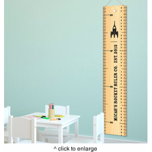 Personalized Gift Kids Canvas Height Growth Chart