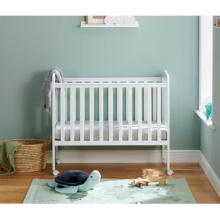 small white cot