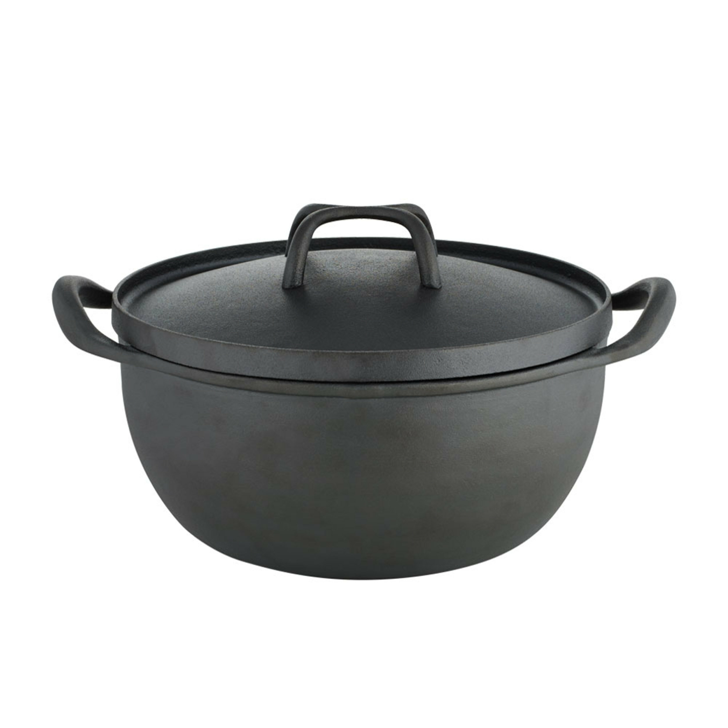 Cast Iron Dutch Oven 6 Quart Outdoor Cooking Camping Cooker Heavy Wire Handle