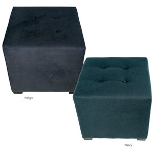 Merton Obsession Upholstered Cube Ottoman by MJL Furniture