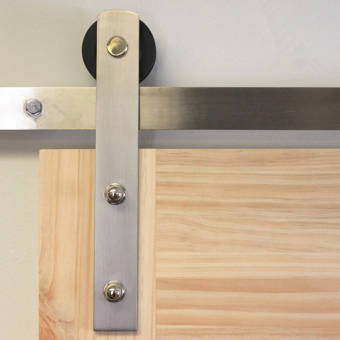 Homacer Straight Stainless Brushed Nickel Steel Standard Single