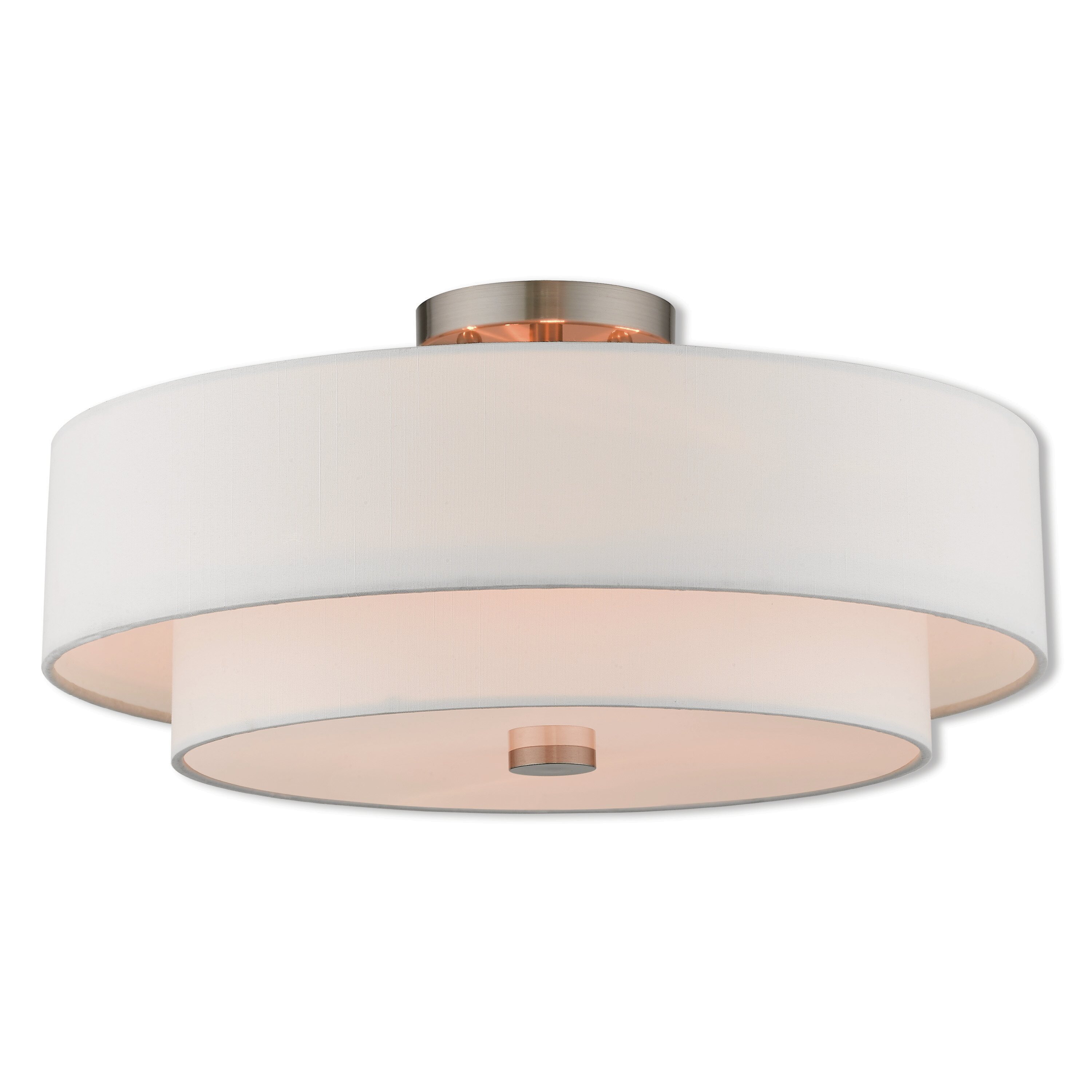 Dundee Transitional 4 Light Semi Flush Mount