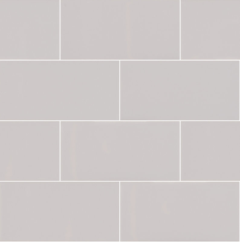 Msi Glossy 3 X 6 Ceramic Subway Tile In Gray Reviews Wayfair Glossy 3 X 6 Ceramic Subway Tile