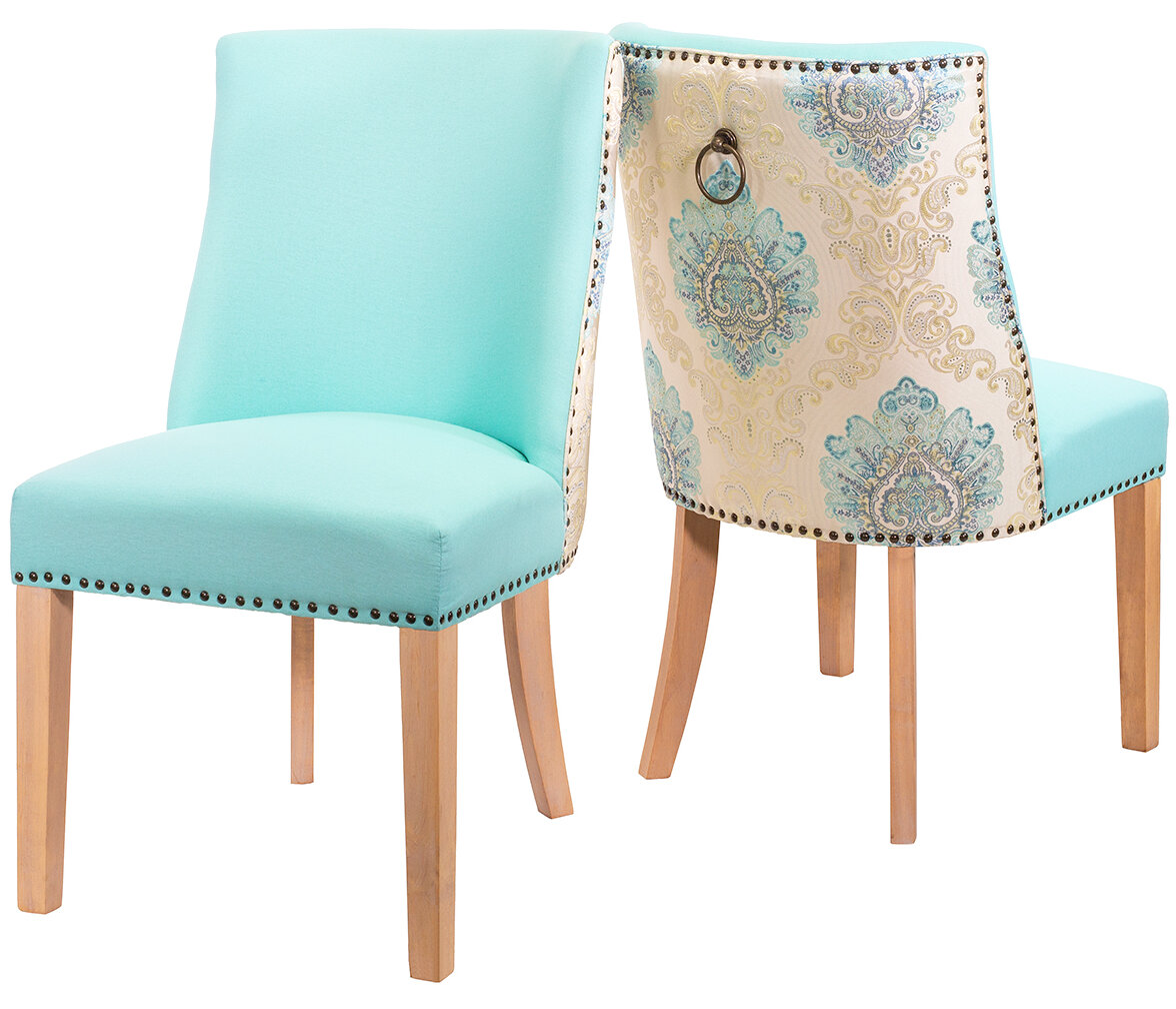 aqua dining chairs