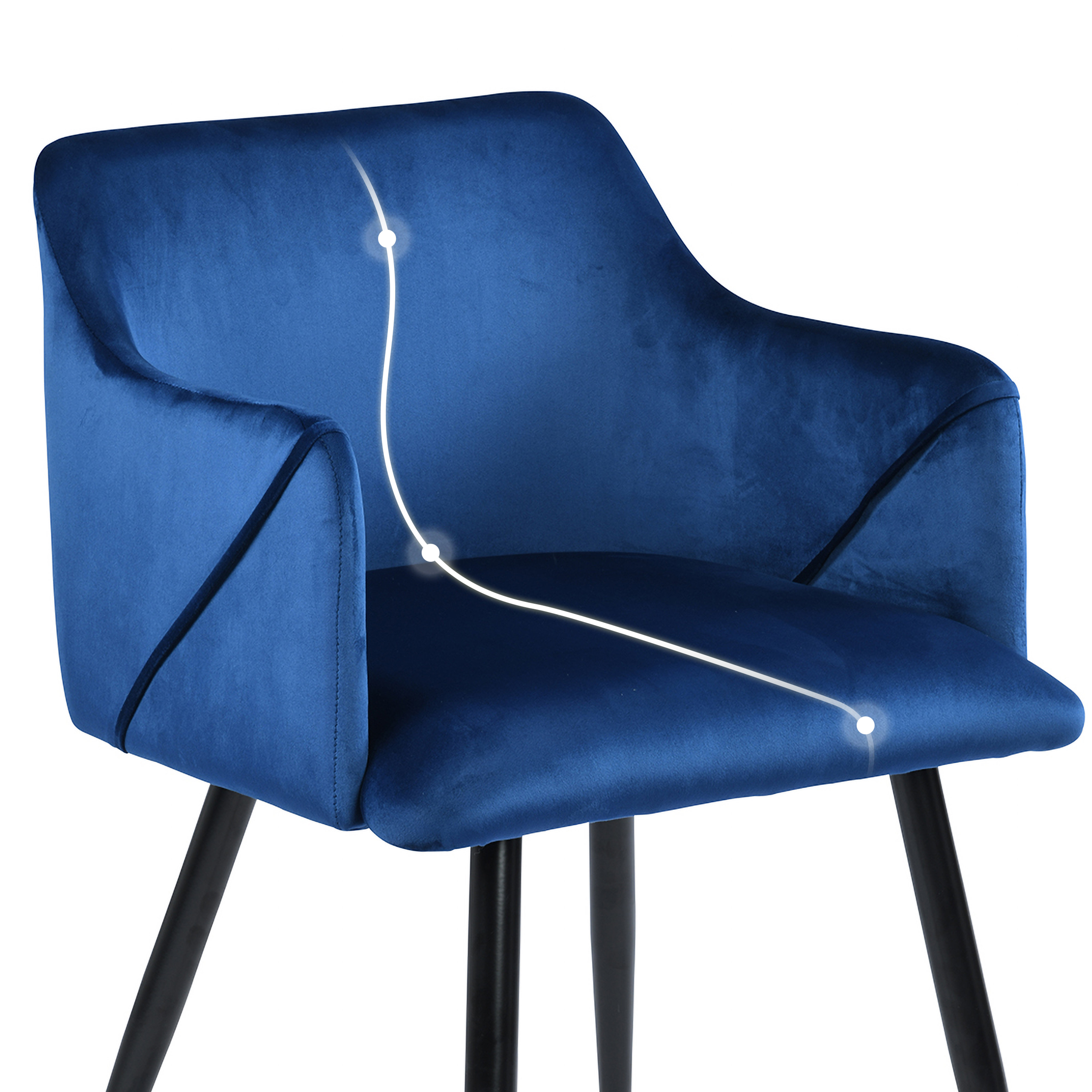 Willa Arlo Interiors Arousa Velvet Arm Chair & Reviews Wayfair Canada